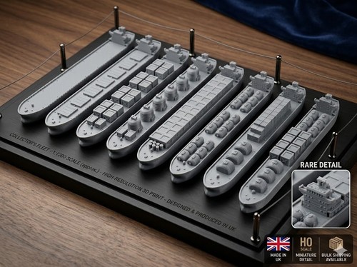 1200 cargo ship models - 1:1200,