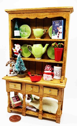 Dolls house pine kitchen - dolls,