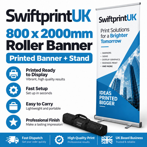 Roller banner printed your - roller,