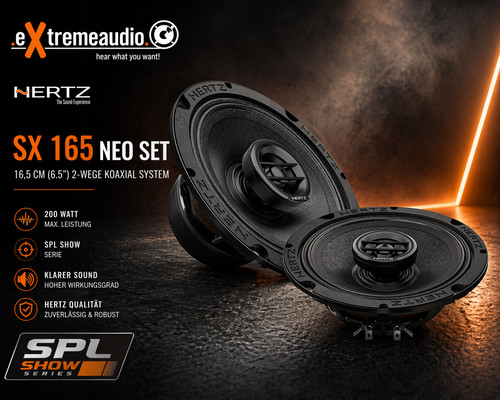 Hertz 165 neo set - coax, 2way