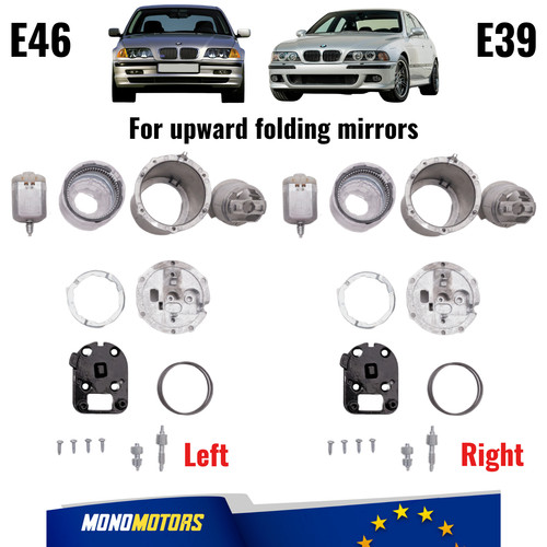 Folding side mirror oval - mirror,