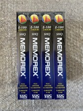 4x Memorex E-180 Super High