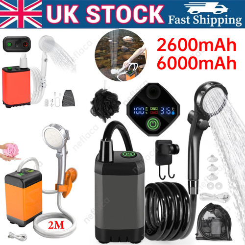Portable camping shower usb - portable,