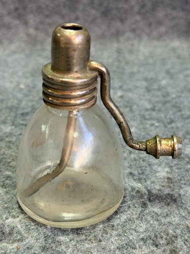 Vintage glass metal atomiser - vintage, &
