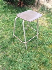 1960's Vintage Retro Industrial Stools / School Stools / Lab Stools