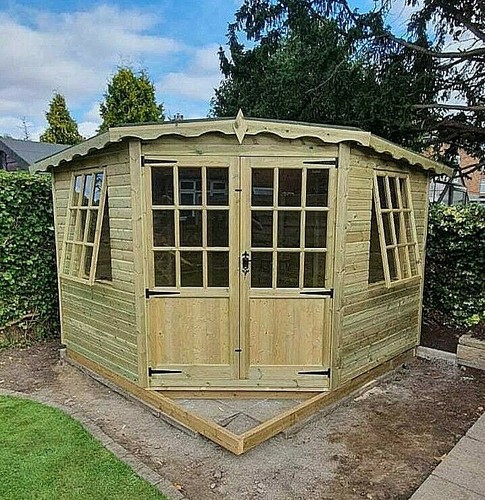 6x6 corner house summerhouse - corner,