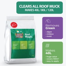 ROOF GREEN KILLER Algae, Mildew & Mold Cleaner & Remover