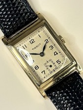 TISSOT 9ct Gold Vintage 1930’s WW2 Men’s Manual Tank Watch