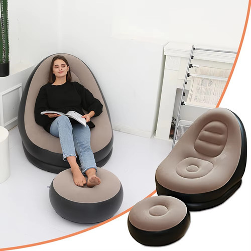 Inflatable bean bag sofa - bag,