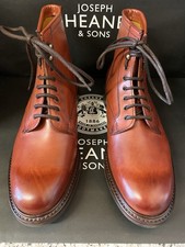 JOSEPH CHEANEY, BRAND NEW ,SIZE 9.5 , DARK LEAF , CALF LEATHER , DERBY BOOT, 9.5