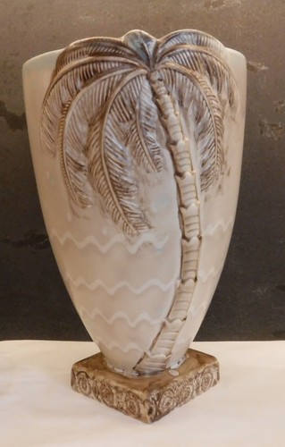 Beswick vase palm tree large - beswick,