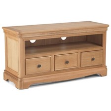 LoraineNatural Oak Living & Dining TV Video Cabinet - Summer Clearance Sale