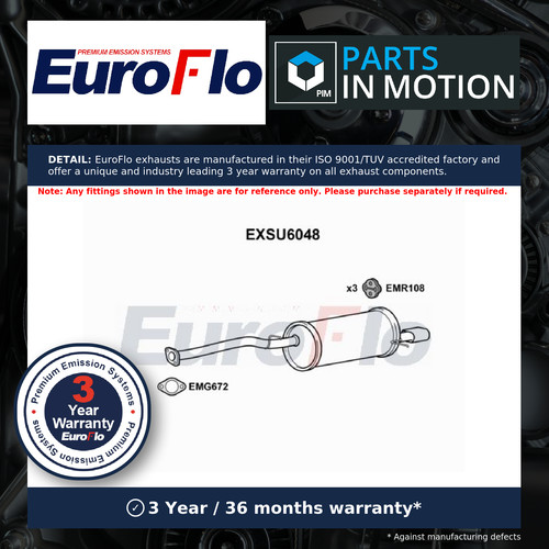 Exhaust back rear box - exhaust,