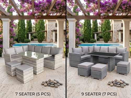 7pcs rattan garden - 5-7pcs,