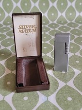 Silver Match Cigarette Lighter