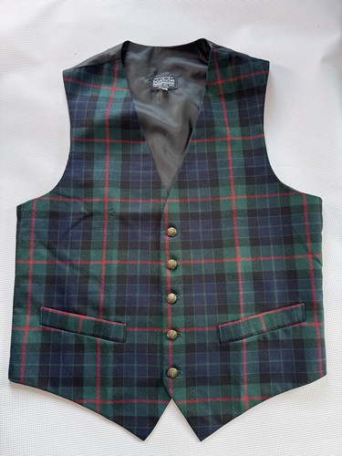 Ingles buchan tartan waistcoat - ingles,
