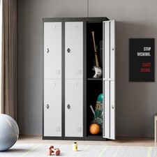 72" Lockable Metal Storage