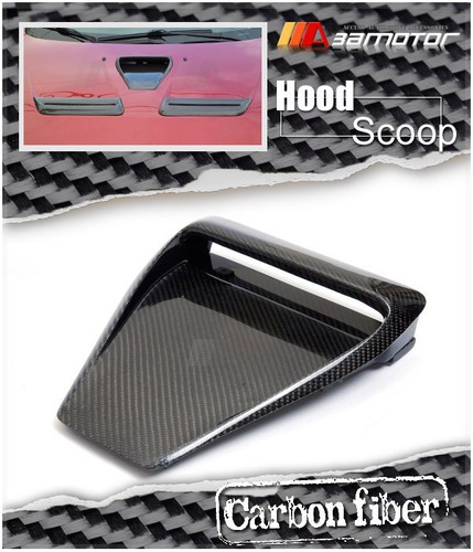 Carbon fibre bonnet scoop - fibre,