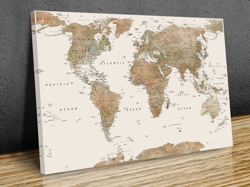 Classic world map countries - classic,