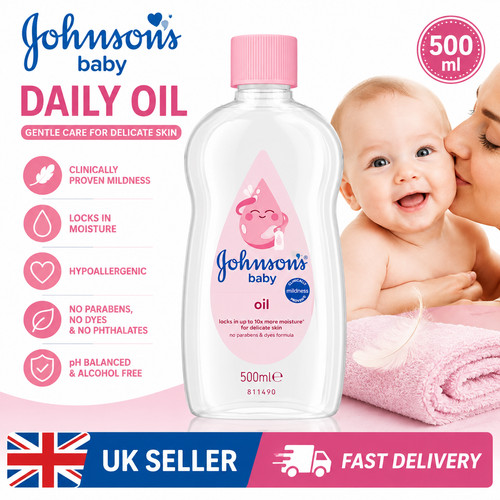 Johnson baby oil 500ml - johnson's,