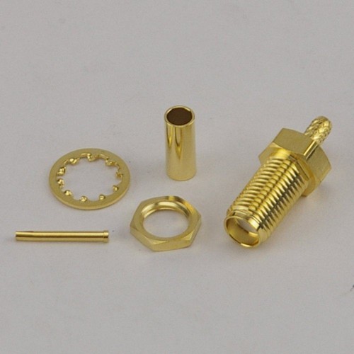 Sma female crimp connector - connector,