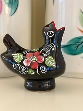 Vintage  Art Pottery Bird Whistle Studio Pottery Hand Painted