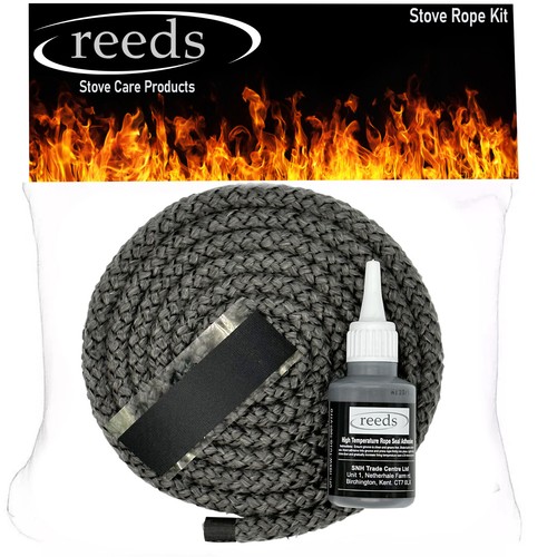 10mm black stove rope - black, door