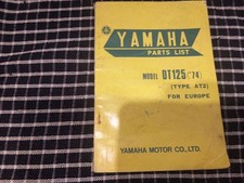 yamaha DT125 factory parts