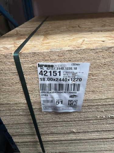 Osb3 sheet 18mm 2440 1220 - 2440, x