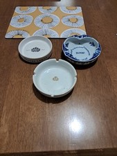 3 Vintage Collectable Ashtrays