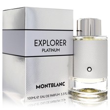 Explorer Platinum by Mont Blanc, Eau De Parfum Spray 100 ML For Men