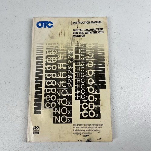 Otc digital gas analyzer - digital,