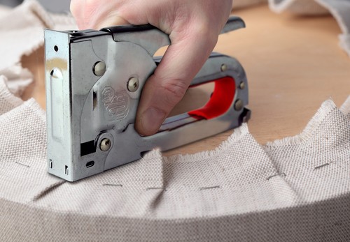 Staple gun fabric upholstery - gun,