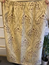 Vintage Curtains Country House Cottagecore Ashley Wilde Group Gold 60 X 32 Inch