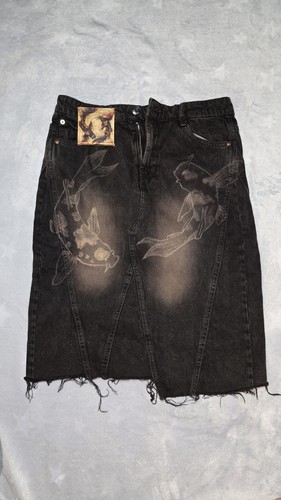 Hand painted koi fish skirt - koi,