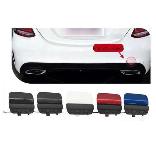 Rear bumper tow hook - bumper, cover