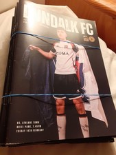 Complete Set Of Dundalk Programmes Home 2025.no.3 Non Issue.18 Progs In Total.