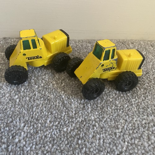 Vintage yellow tonka - 2x,