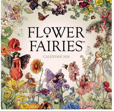 Flower Fairies Wall Calendar 2026 size 12" X 24" When Opened, BRAND NEW!