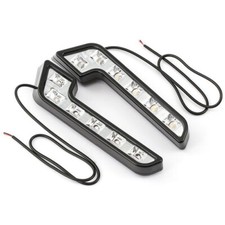 1 Pair  6LED Daytime Running Lights Car Front Driving DRL Lamp Fog Light White