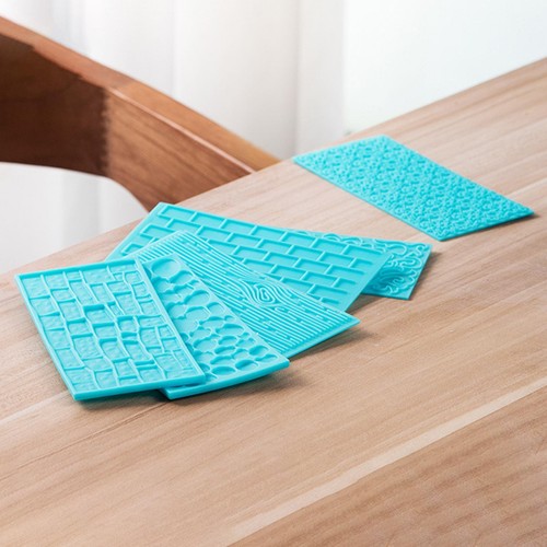Fondant impression mat grid - fondant,