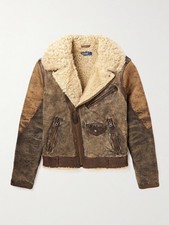 POLO RALPH LAUREN Shearling Jacket Size S RRP £2000+