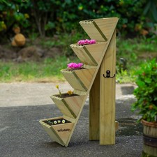 Woodside 5 Tier Wooden Garden