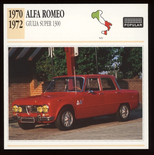 1970 1972 alfa romeo giulia - -,