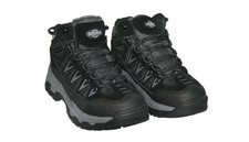 Mens Black/Grey Lace-up
