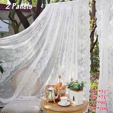 1 Pair Retro Lace Sheer