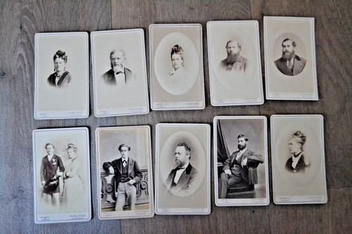 Lot cdv ladies - lot, 10