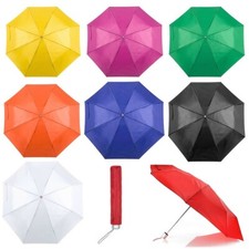 Mini Folding Compact Pocket Umbrella 38" Telescopic Wedding Lightweight Brolly
