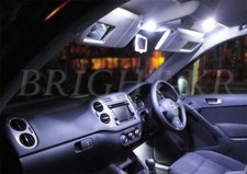 FOR VW VOLKSWAGEN PASSAT B7 2010+ INTERIOR XENON WHITE UPGRADE LED LIGHT BULBS