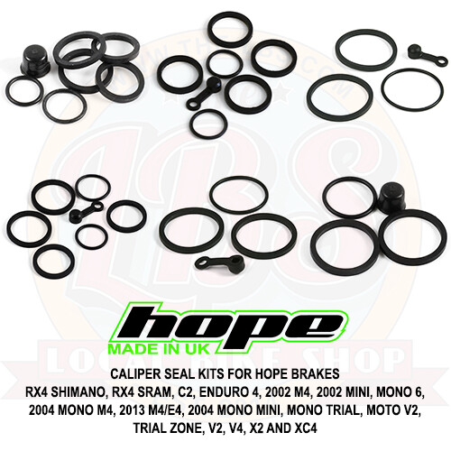 Hope brakes caliper seal kits - seal,